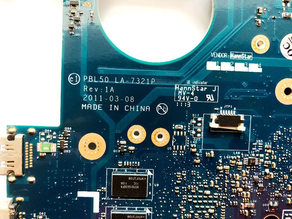 Оригинальный дизайн для ASUS K43BR Материнская плата ноутбука K43BY E 350 HD6470M 512 М PBL50 LA 7321P