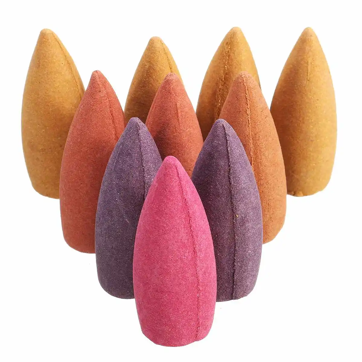4 Style Ceramics LED Flower Ceramic Backflow Waterfall Smoke Incense Burner Censer Holder Yoga Burners Fountain Home Decorate
