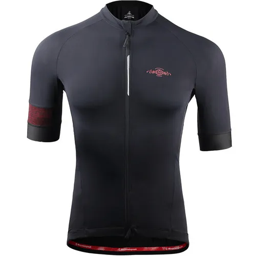 black and red Новая летняя рубашка для мужчин, рубашка с рукавами, рубашка для верховой езды, шелковая ткань, одежда для велоспорта, одежда для бега, одежда для велоспорта, спортивная одежда - Цвет: black and red