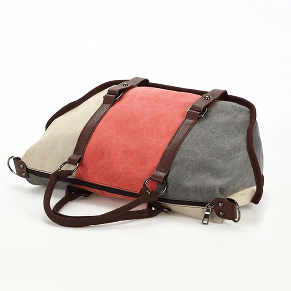 Новинка 2017 повседневные женские холщовые сумки вместительные цветные Женские в