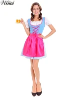 german bavarian beer girl costume adult female oktoberfest beer maid dirndl wench fancy dress