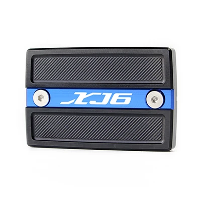 BLUE XJ6 Для YAMAHA XJ6 DIVERSION XJR1300 XJR 1300 FJR1300 FJR 1300 Мотоцикл с ЧПУ алюминиевый передний тормоз сцепления жидкость Крышка Резервуара - Цвет: BLUE XJ6