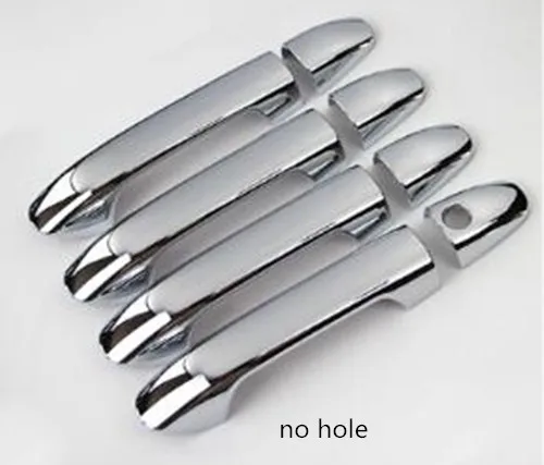 no hole Автомобильный защитный детектор рамка из палочек лампа отделка ABS Хромированная дверная ручка Чаша для Mercedes Benz Vito W447 - Цвет: no hole