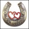 Арт. Металлические подковы/Статуэтка звезды золотого цвета/рукоделие и Свадебный декор. Модная упаковка в коробке, Подарочные статуи, надеемся/пожелание