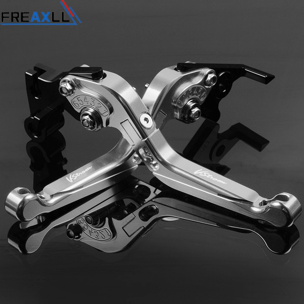 For Suzuki DL1000 V-STROM DL650 Motorbike Aluminum Levers Motorcycle Brake Clutch Foldable Extendable Adjustable | Автомобили и