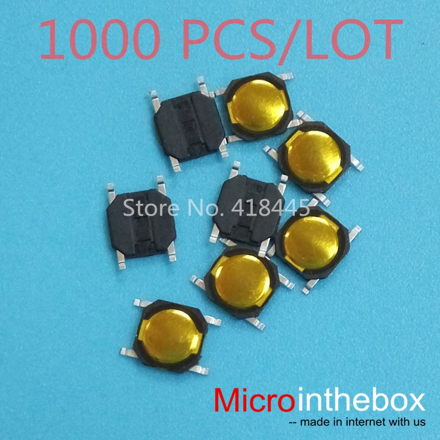 Tact переключатель 4x4x0 8 ультра тонкий 1000 шт./лот мини микро мембранный 4pin smd
