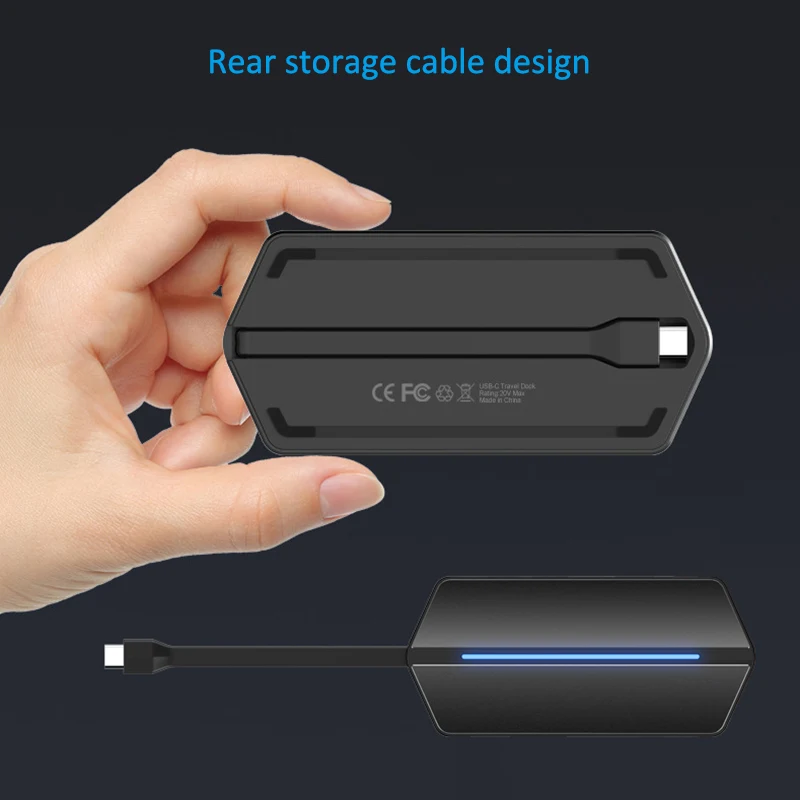 USB C 3 0 концентратор мульти Тип c 4K видео HD VGA 5 мм аудио SD TF CF Usb3.0 кард ридер адаптер