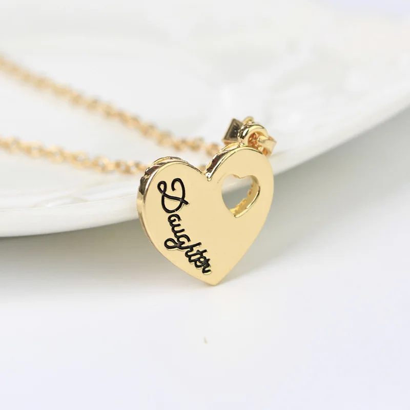 Оптовая продажа 12 шт./лот модное ожерелье с подвеской в виде надписи Love Heart|fashion