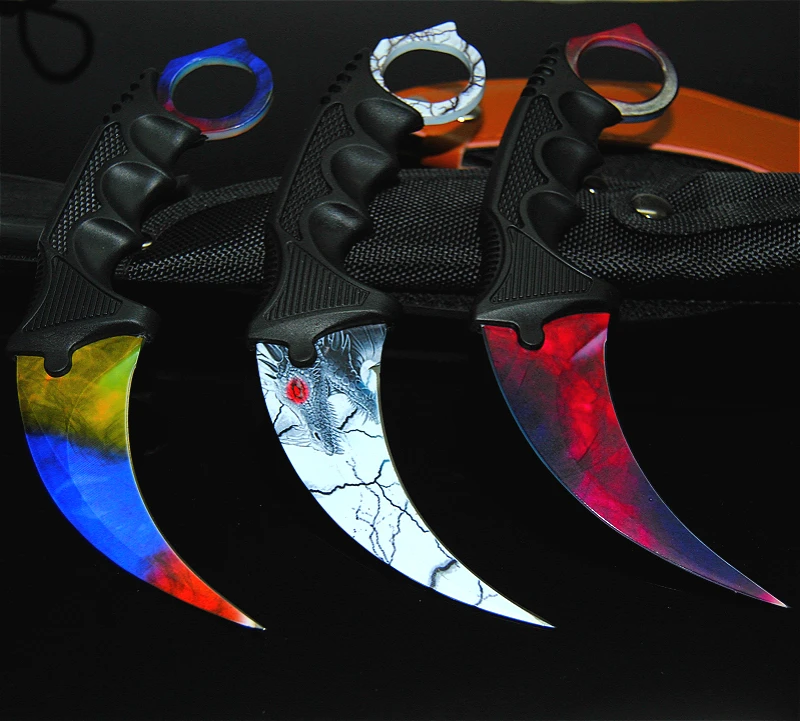 CS GO бабочка в ноже Karambit складной нож тренировочный нож подарок balisong Практичный Нож не заточенный металл