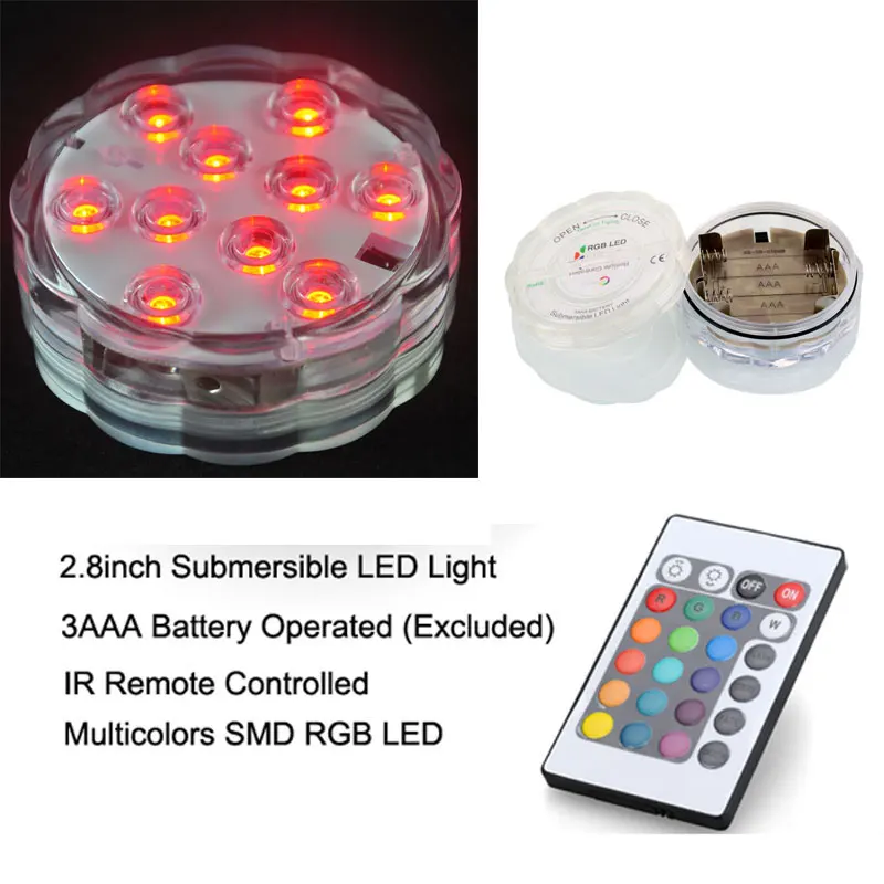 Новинка аксессуары для кальяна 1 шт. светодиодная погружная свеча цветочный чай