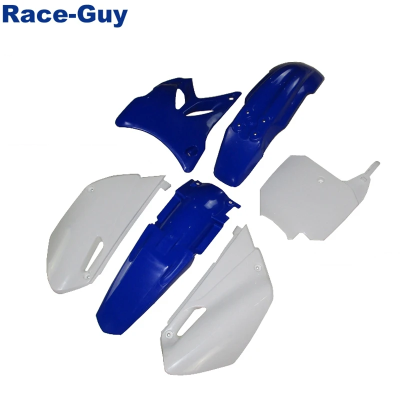 Синие Пластиковые обтекатели для крыльев комплекты кузовов Yamaha YZ85 мотоцикла