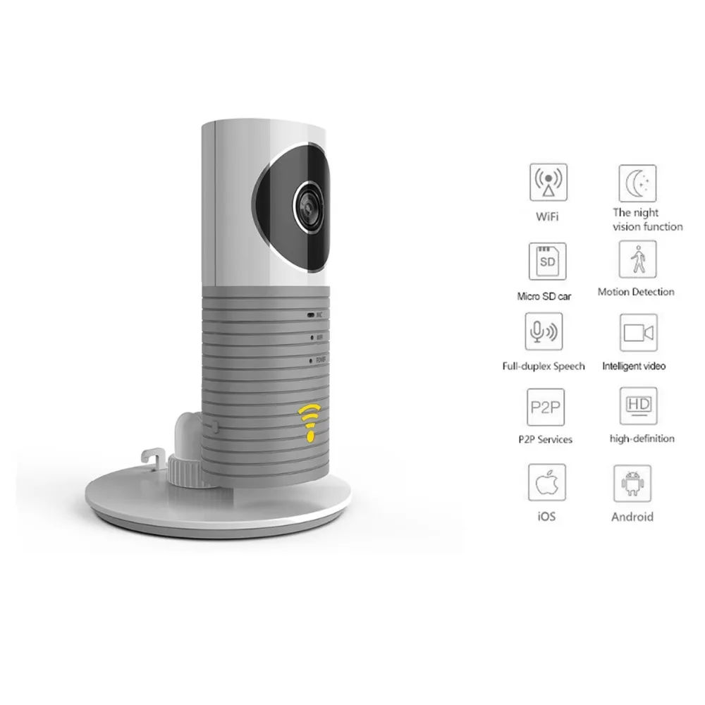 Беспроводная мини камера BabyKam Wi Fi ip с функцией обнаружения движения ночное