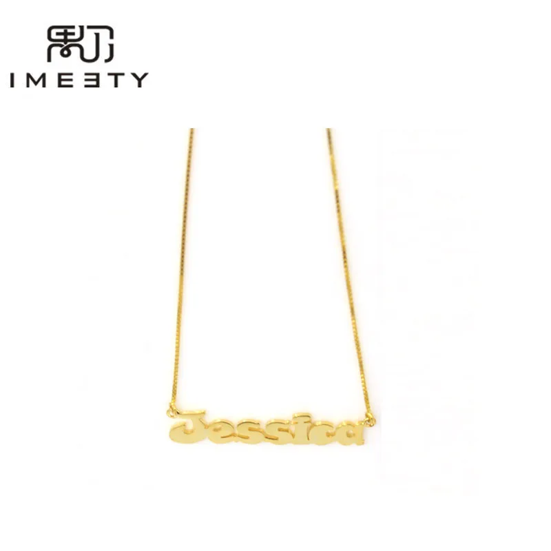 Индивидуальное ожерелье IMEETY для детей на Рождество с изображением милой