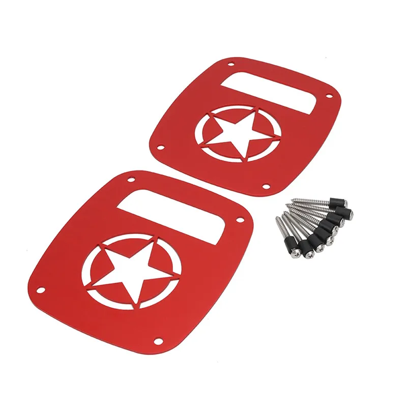 Военный Звездный задний фонарь для Jeep Wrangler Rubicon TJ YJ 1987 2006 Защита задних фар
