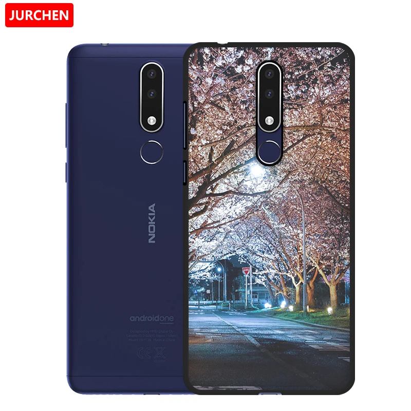 Чехол JURCHEN из мягкого силикона и ТПУ защитный чехол для Nokia 3 1 Plus 2018 на мобильный