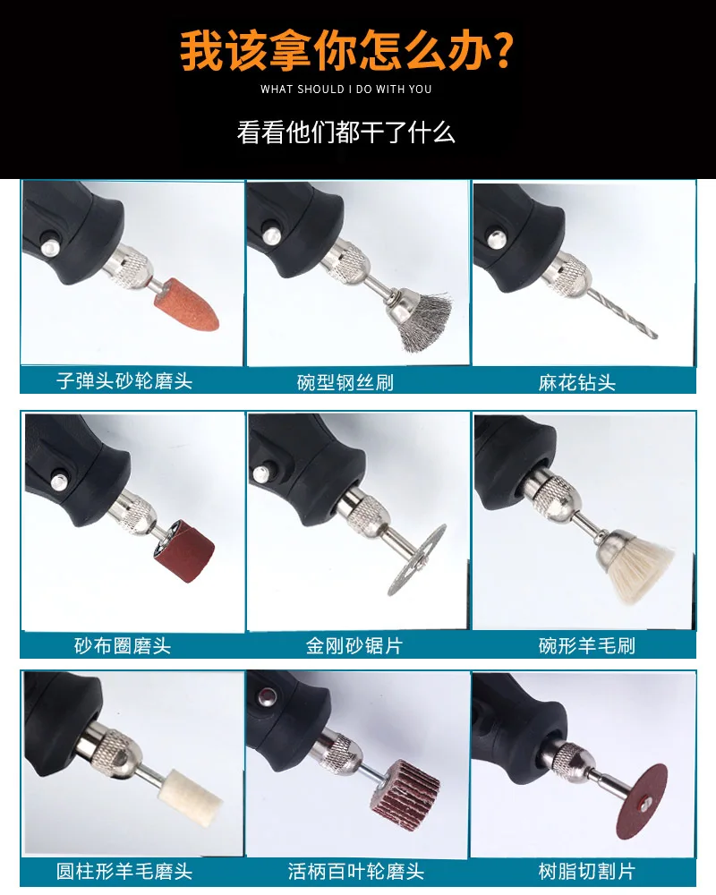 

180W Electric Dremel Engraving Mini Drill polishing machine Mini Electric Drill Engraver With 6 Position Variable Power Tools