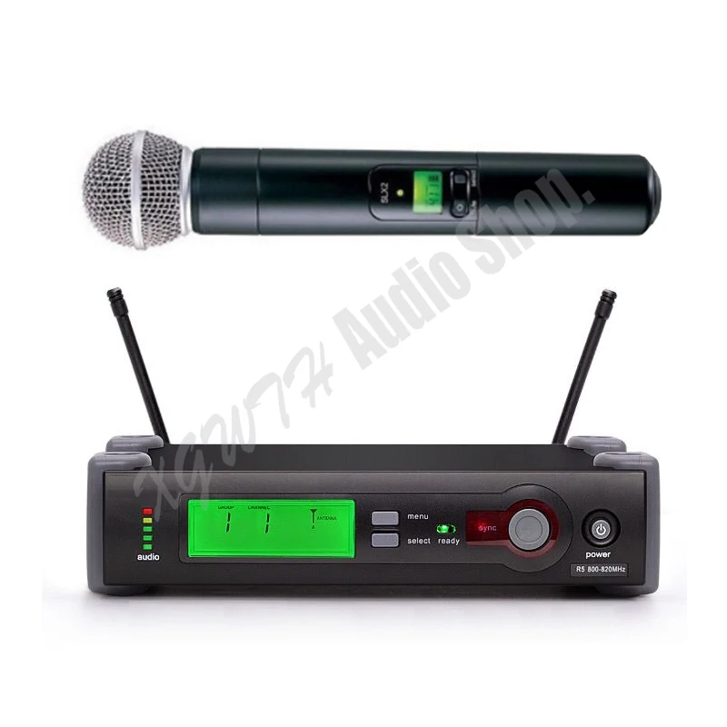 SLX SLX24 SM58 UHF беспроводной микрофон система SM 58 беспроводной супер кардиоидный динамический ручной караоке микрофон для Shure караоке DJ