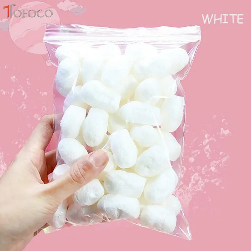 TOFOCO 15g Slime DIY аксессуары Игрушка Шелкопряд кокон слизь Lizhu наполнитель украшение