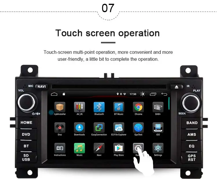 JDASTON Android 10,0 автомобильный dvd-плеер для Jeep Grand Cherokee 2011 2012 2013 2 Din автомагнитола gps навигация стерео wifi Canbus RDS