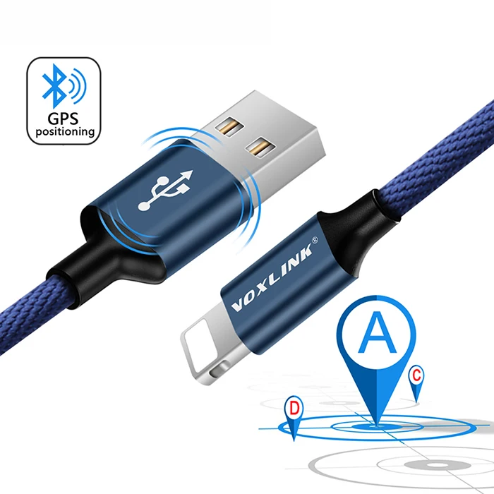 VOXLINK 8pin USB кабель с Bluetooth gps трекер позиционирования автомобиля usbкабель зарядного устройства для iPhone xs 8 7/7 Plus 6/6s Plus iPad mini