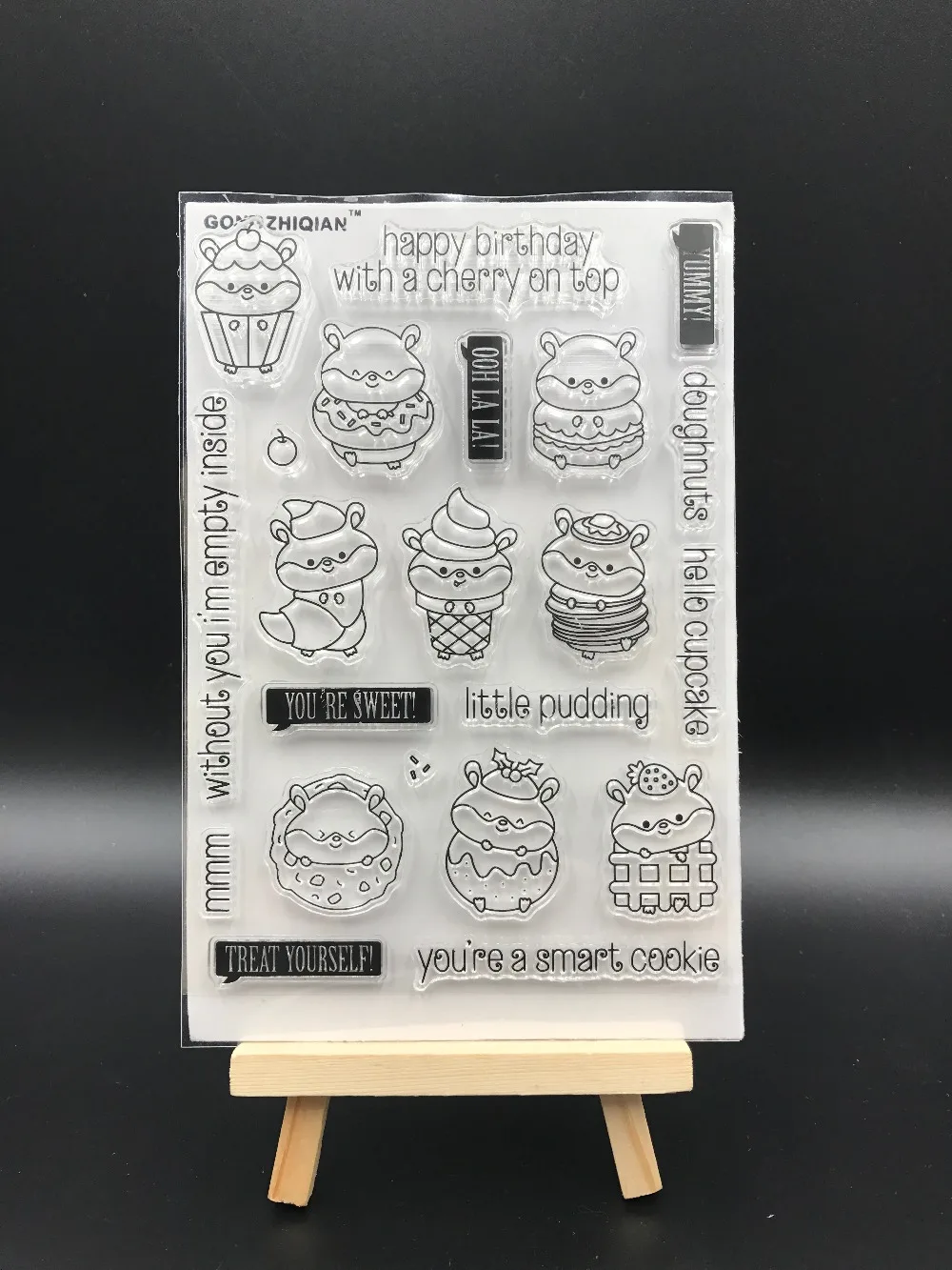 

Волшебник прозрачный силиконовый печать DIY Скрапбукинг Фотоальбом декоративный A0868