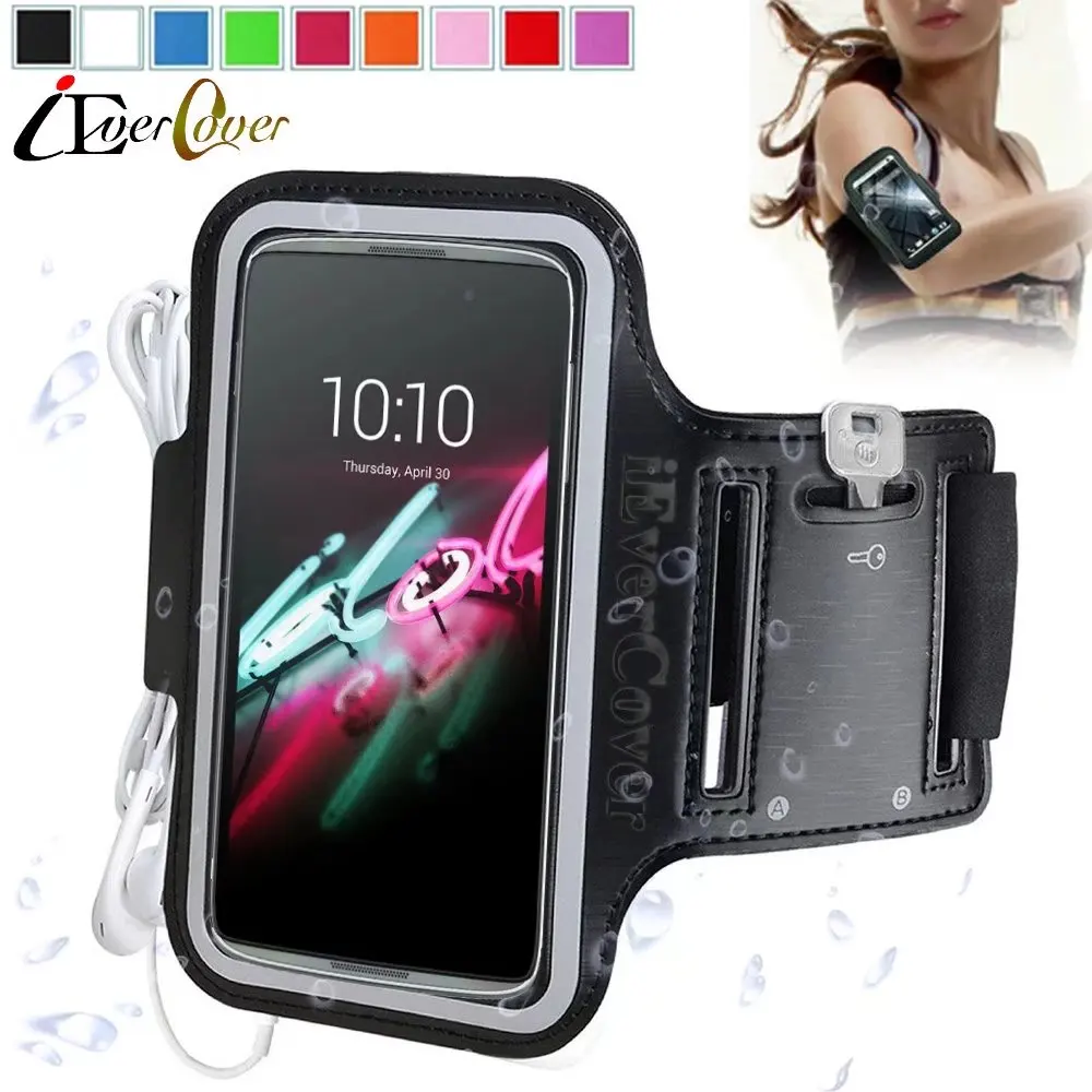 Спортивный чехол на руку для Alcatel Flash Plus 2 Fierce 4 OneTouch Allura / Flint Pop + телефона из