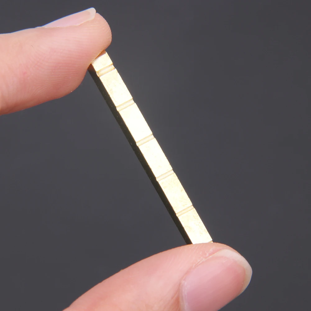 6 ой мост Гайка для ST Электрический запасные части гитары 42 мм латунные новые