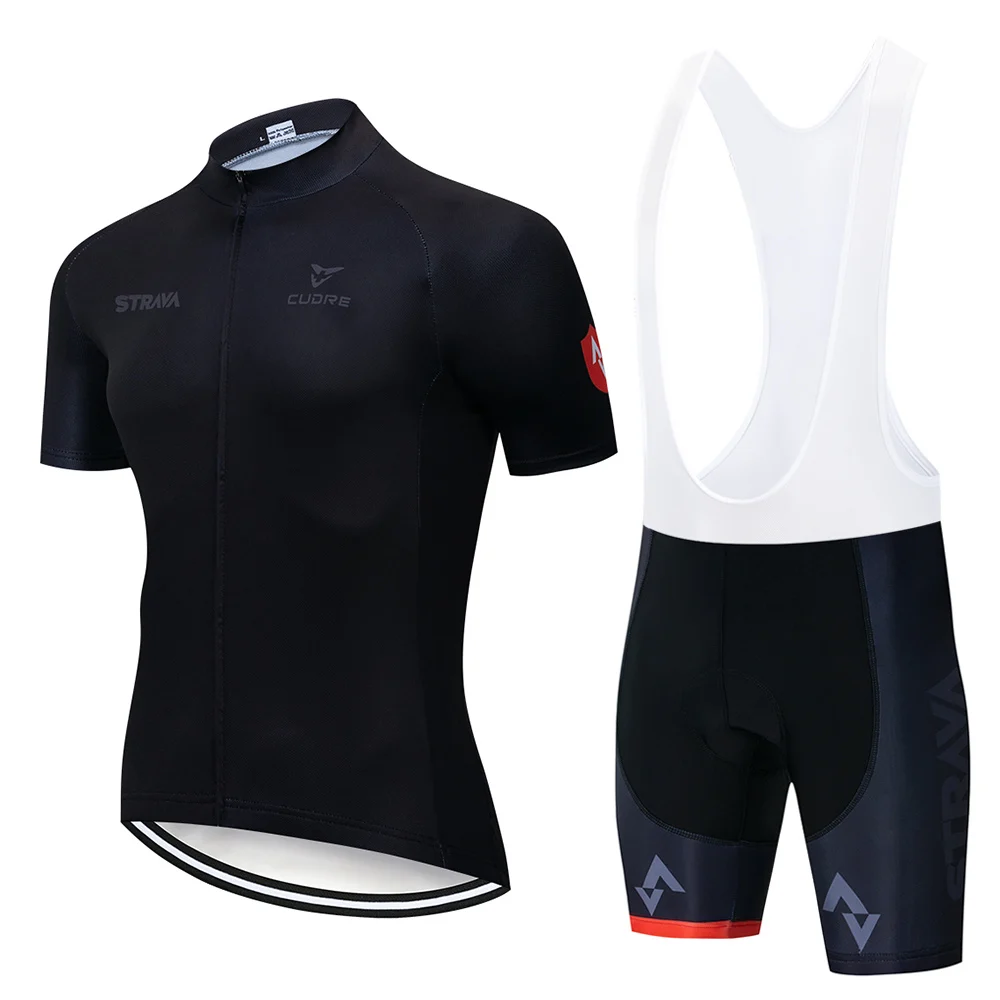 Cycling set Новинка, летний спортивный костюм Strava для велоспорта, короткий рукав, набор, Майо, Ropa Ciclismo, Uniformes, быстросохнущая одежда для велоспорта, одежда для велоспорта MTB - Цвет: Cycling set