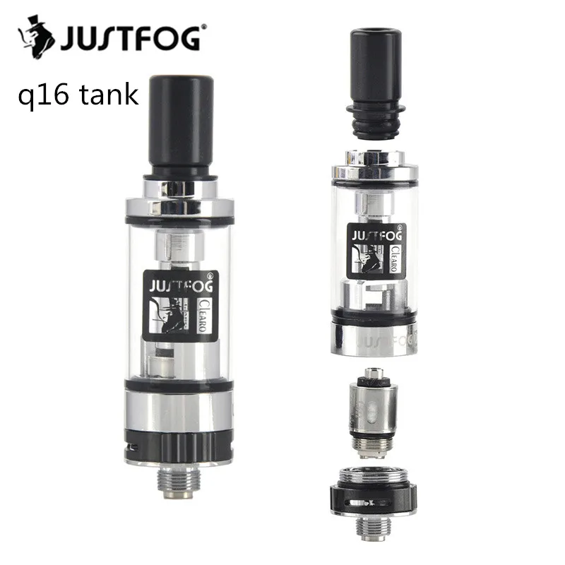 5 шт. JUSTFOG Q16 атомайзер клиромайзер 2 мл емкость бака для комплект с 1.6ohm головкой