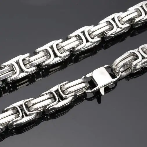 Супертяжелая удивительная Мужская цепочка из нержавеющей стали 372 г большая