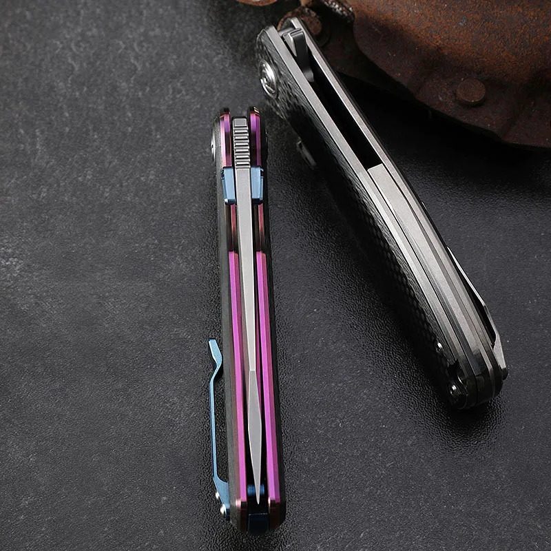 CH3516 оригинальный EDC Складной нож из углеродного волокна с ручкой S35VN керамический