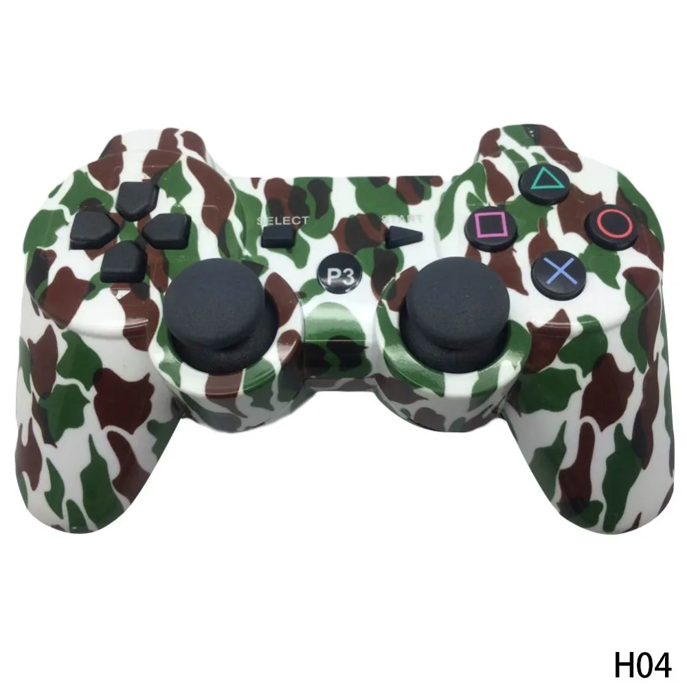 Для sony PS3 камуфляж Беспроводной игровой контроллер Bluetooth Джойстики Игровые с USB