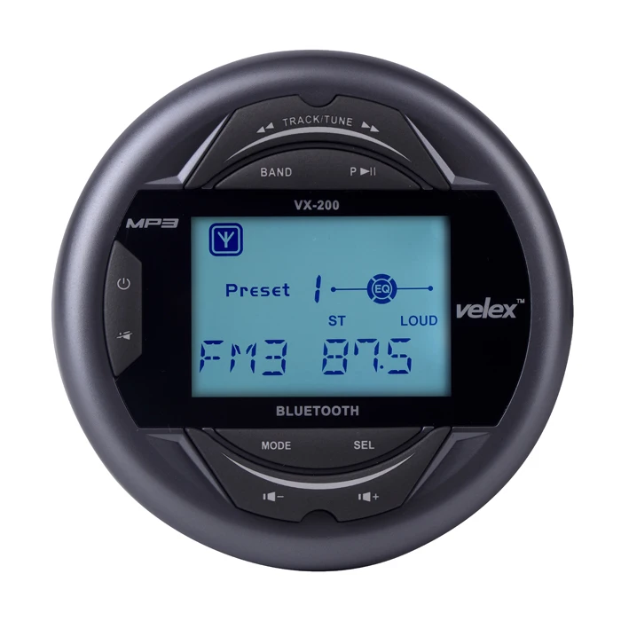 Водонепроницаемый Bluetooth морских цифрового мультимедиа стерео ресивер с MP3-плееры