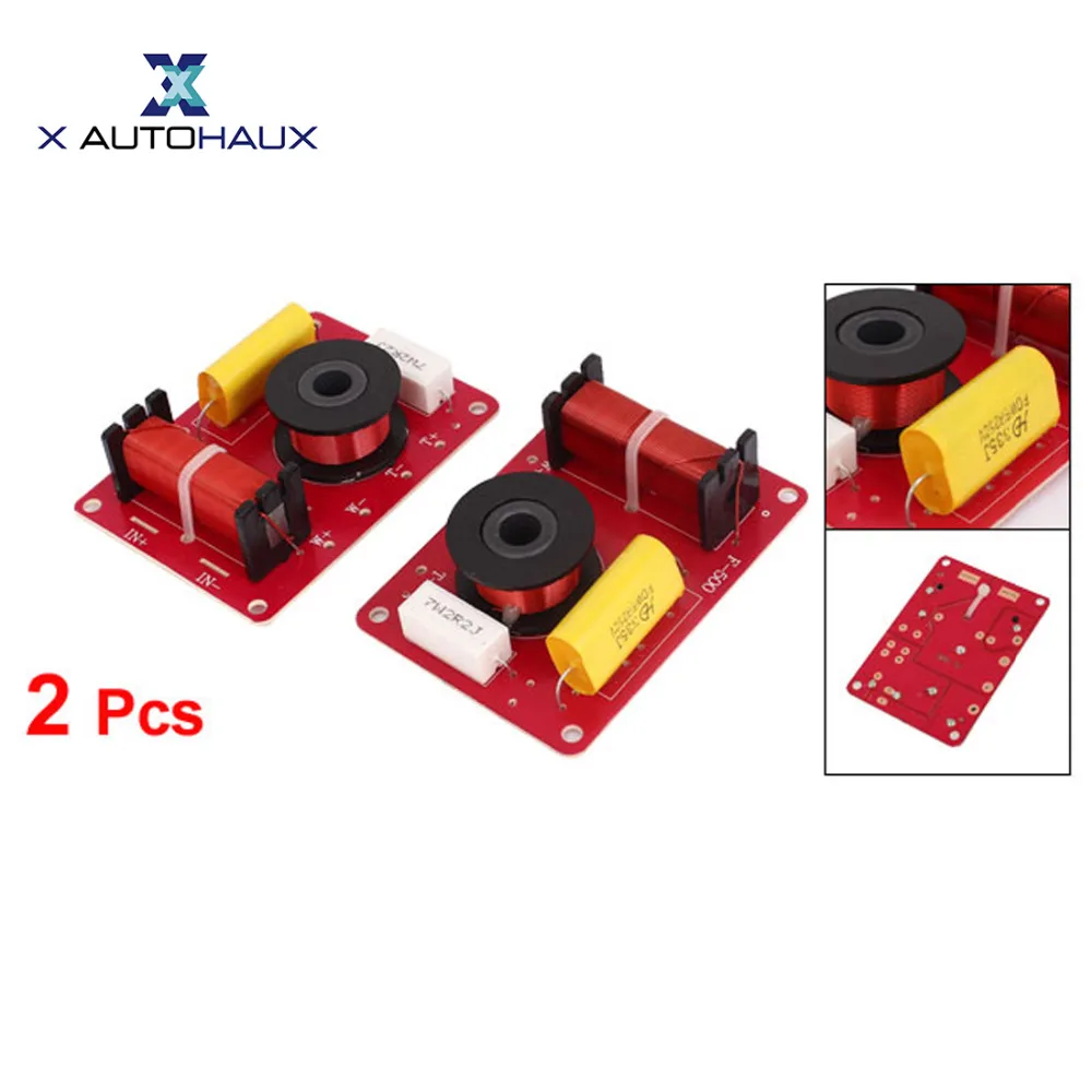 X AUTOHAUX 2 шт. 130 Вт сторонняя акустическая система аудио фильтры распределитель