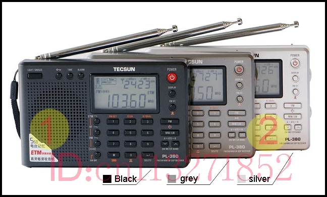 Tecsun PL-380 PL380 радио Цифровой PLL Портативный Радиоприемник FM Стерео/LW/SW/MW DSP Приемник