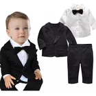 Весенняя одежда для младенцев красивая одежда для маленьких мальчиков в европейском стиле camisa infantil menino брендовый комплект детской одежды из трех предметов