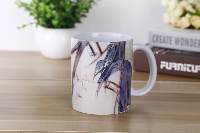 1 Аниме МО дао ЗУ Ши Вэй Wuxian Lan Wangji Косплей кружка ежедневный напиток Марка Кубок Грандмастер демонического культивирования подарок - Цвет: 1