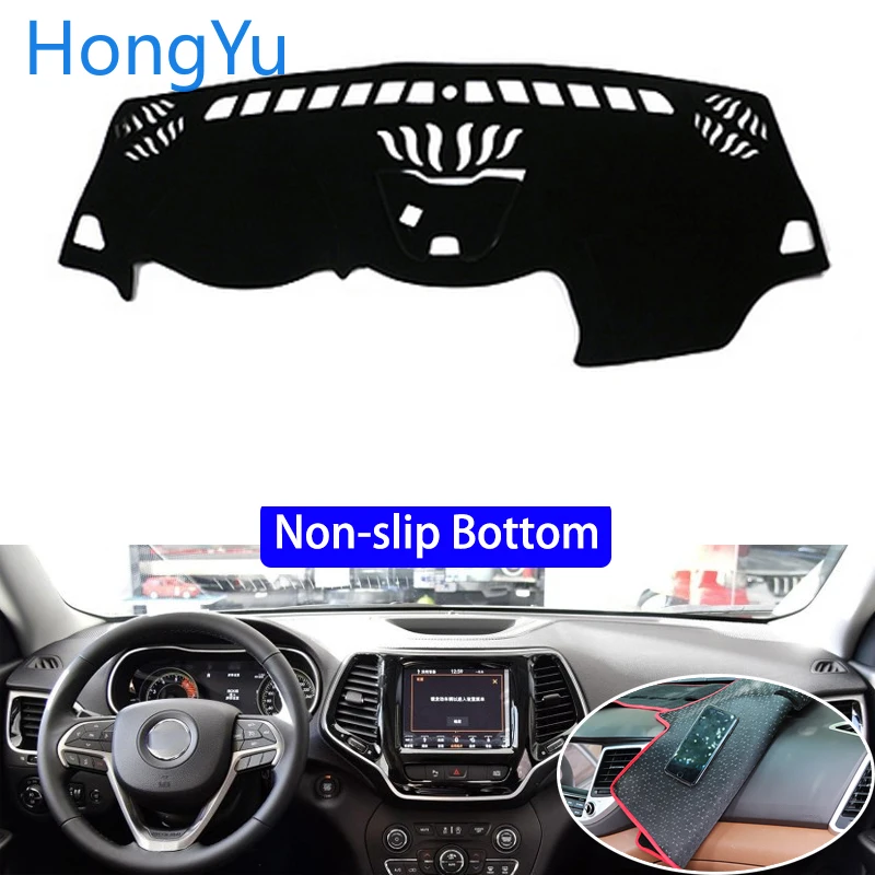 Для Jeep Cherokee 2016 2017 2018 2019 автомобильный Стайлинг Нескользящие нижние крышки коврик