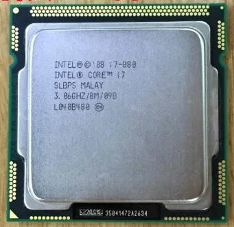Четырёхъядерный процессор Intel i7 880 3 06 ГГц 8 Мб|desktop processor|i7 880intel |