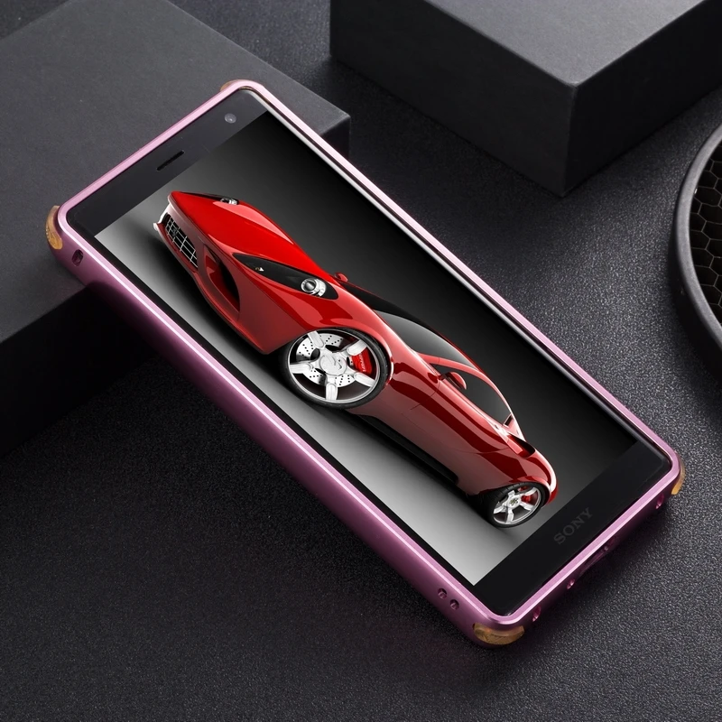 Металлический чехол для sony Xperia XZ2, чехол,, противоударный, роскошная алюминиевая рамка, чехол из углеродного волокна для sony Xperia XZ2, чехол