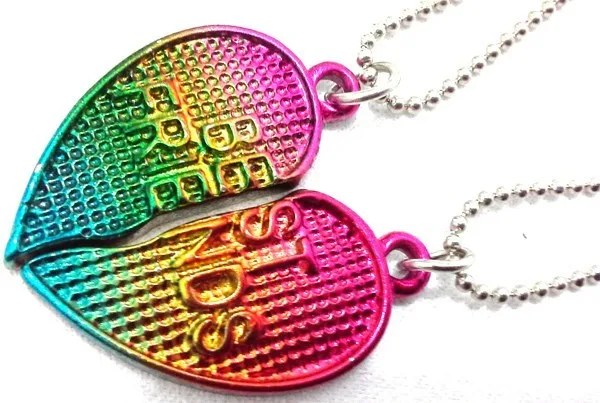 Новая мода 2 шт. лучшие друзья животного Лев кулон Цепочки и ожерелья Для женщин