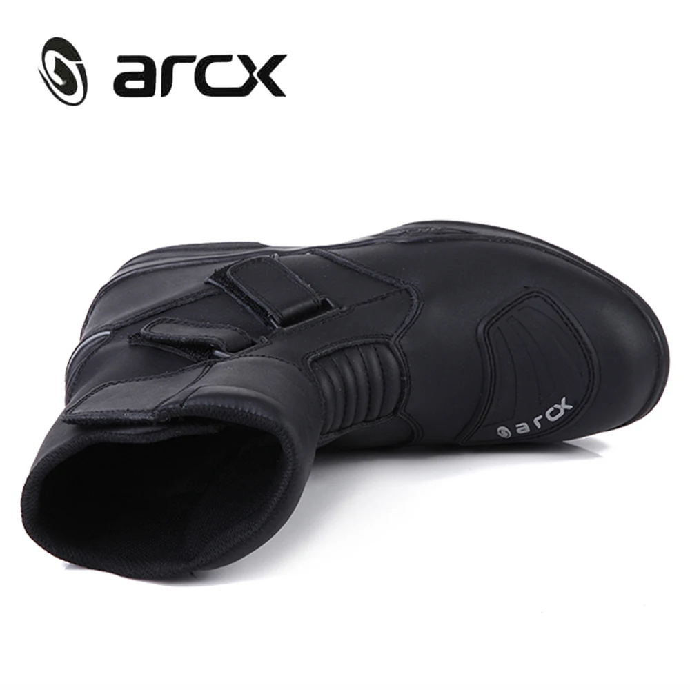 ARCX/сапоги для верховой езды из натуральной коровьей кожи в байкерском стиле; водонепроницаемые мотоботы Chopper Cruiser Touring Street Moto Racing; обувь до середины икры