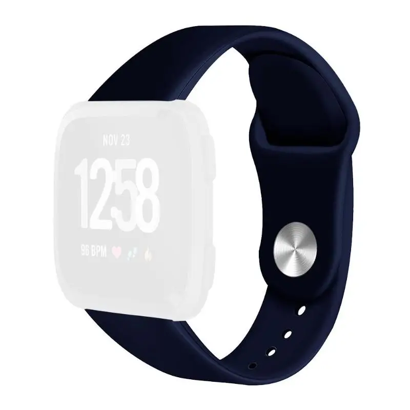 Navy Blue Zeblaze ТПУ Браслет замена для Fitbit Versa наручные ремни часы Пряжка для Fitbit Versa Band Correa для Fitbit Versa ремень браслет для смарт часов - Цвет: Navy Blue