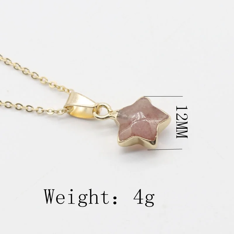 Ашмита 2019 пятиконечная звезда розовый кристалл Druzy Chakra натуральный камень