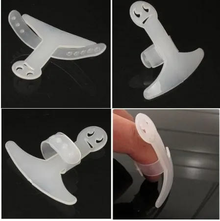 

5Pcs Plastic Smile Finger Protector Guard Ring For Cutting Portect Your Finger Hand Not To Hurt Kitchen Cooking Tools