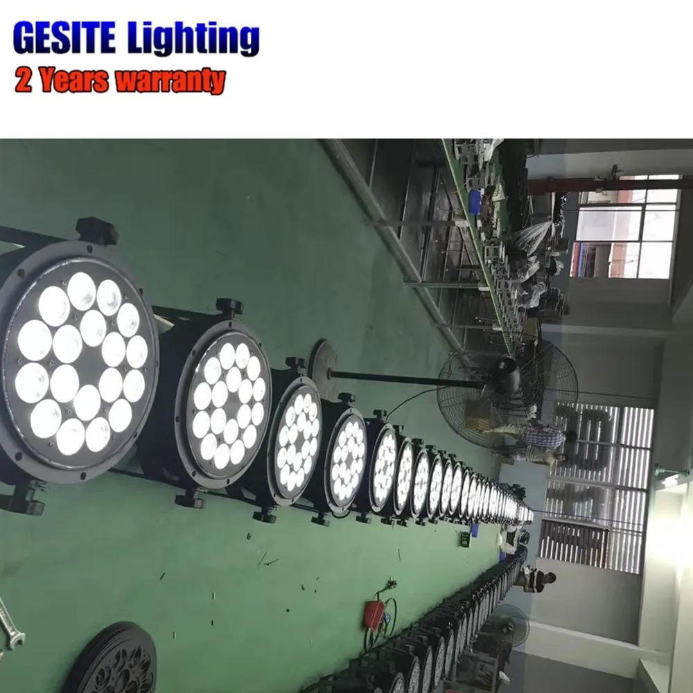 4 шт./лот ip65 18X18 Вт LED Par свет свадебное украшение 18 шт сценический dj|Эффект