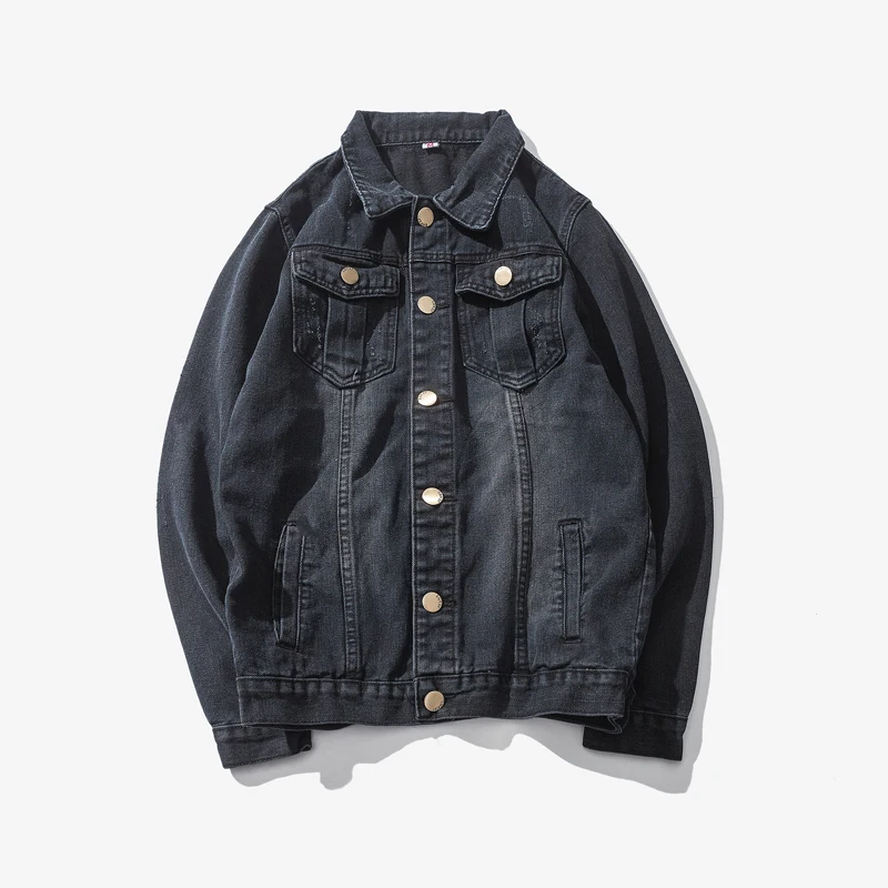 Осенний стиль маленькие куртки пальто Мужская Черная куртка модная Повседневная