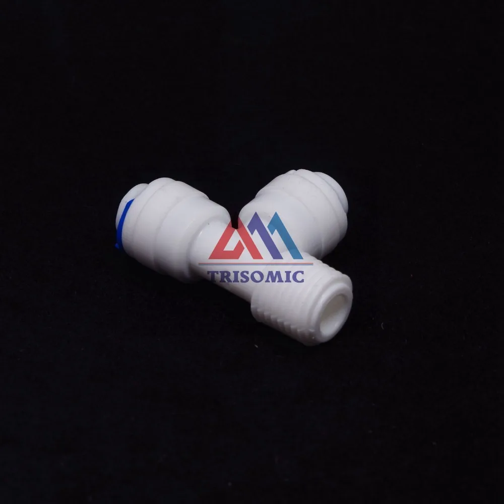 1/4 &quotпапа двойной 3/8&quot трубка OD тип T быстрое соединение RO фитинги для воды разъем