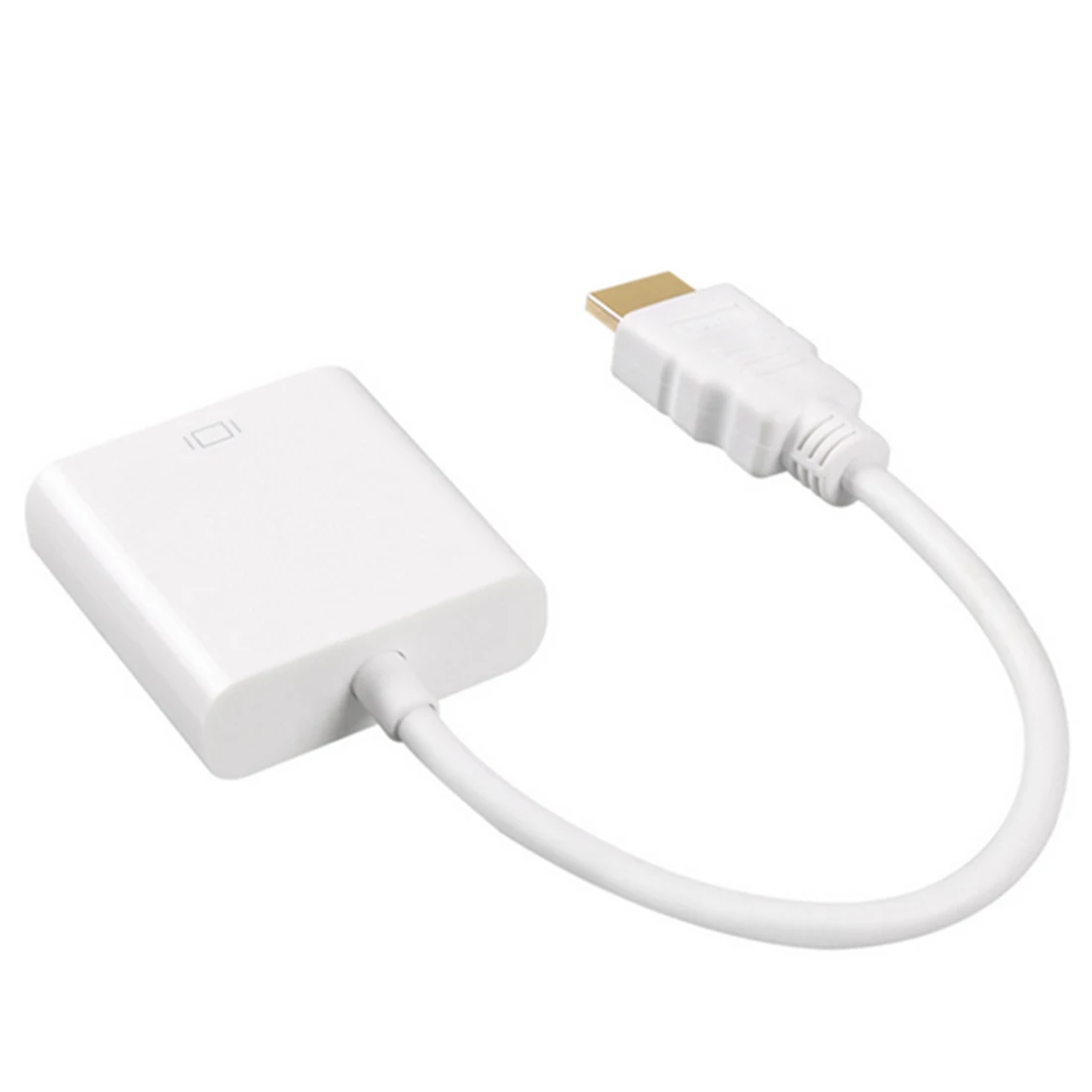 Адаптер Marsnaska HDMI-VGA с покрытием Высокоскоростной 1080P активный конвертер адаптер