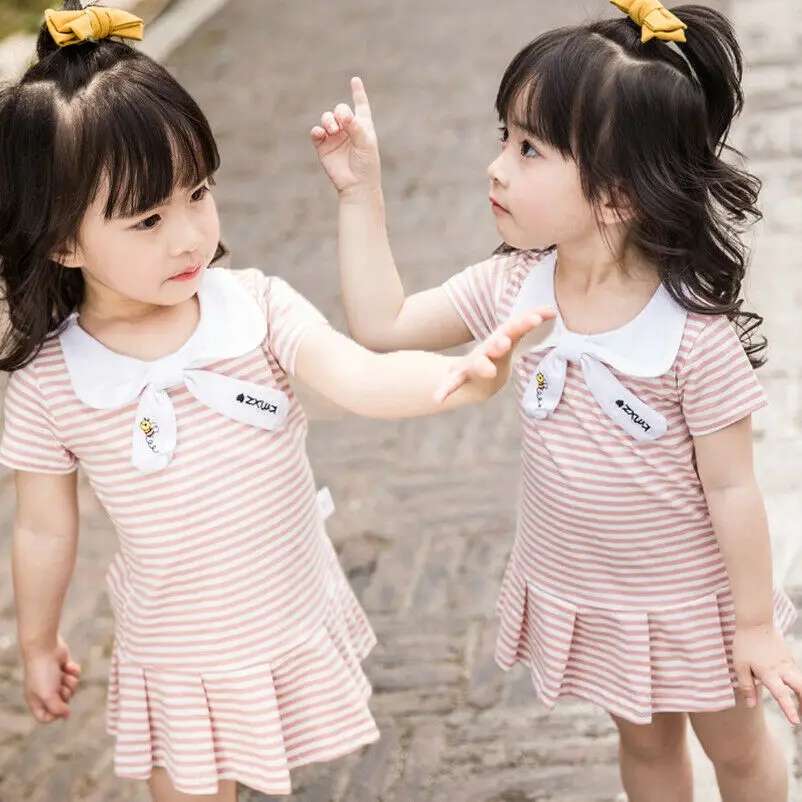 Платье принцессы для маленьких девочек топы с цветочным рисунком малышей